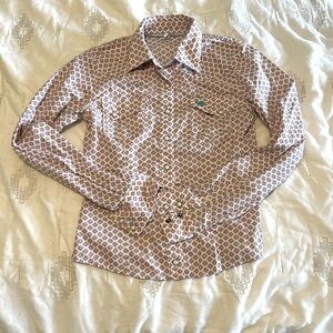 Girls Cinch Pearl Snap